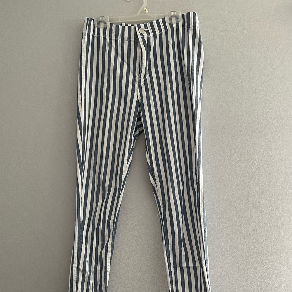 Stripped business pants